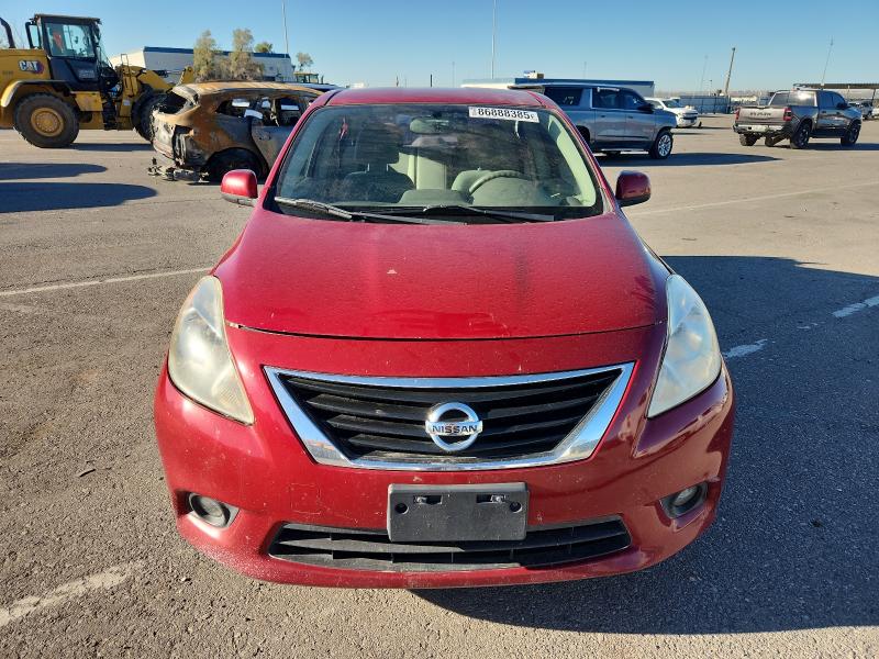3N1CN7AP7CL890624 - 2012 NISSAN VERSA S წითელი ფოტო 5