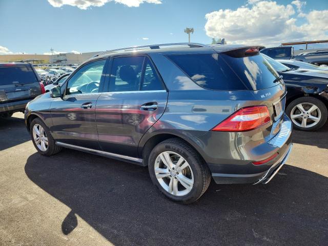 4JGDA5JBXEA382255 - 2014 MERCEDES-BENZ ML 350 GRAY photo 2