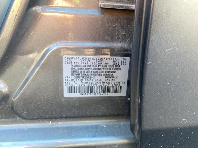 3N1AB7AP3KY416445 - 2019 NISSAN SENTRA S Grafit foto 10