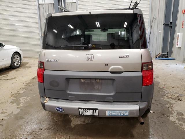 5J6YH28524L003231 - 2004 HONDA ELEMENT EX Gümüş foto 6