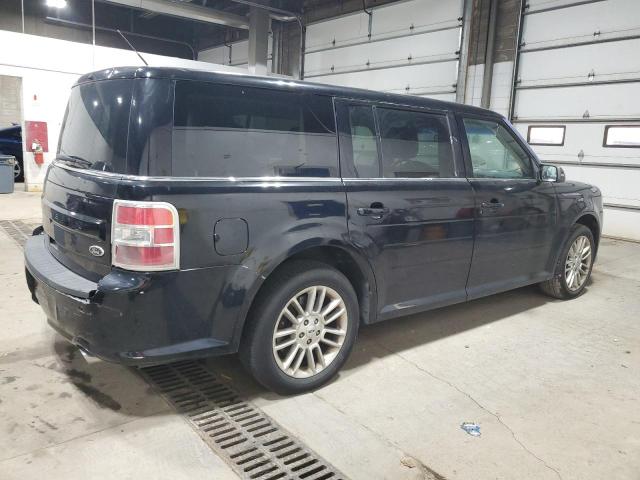 2FMHK6C80EBD00852 - 2014 FORD FLEX SEL BLACK photo 3