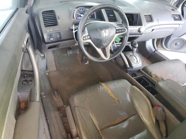 2HGFG12939H511252 - 2009 HONDA CIVIC EXL SILVER photo 8