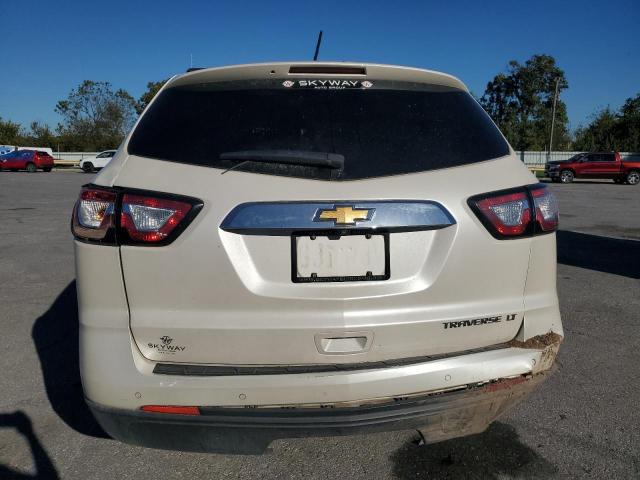 1GNKRGKD6EJ353620 - 2014 CHEVROLET TRAVERSE LT WHITE photo 6