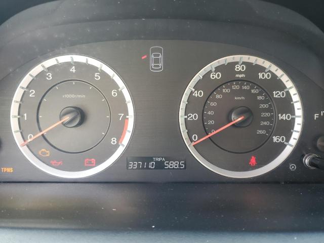 1HGCS11838A006335 - 2008 HONDA ACCORD EXL BLUE photo 9