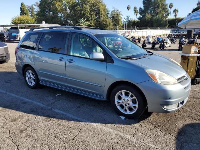 5TDZA22C55S242648 - 2005 TOYOTA SIENNA XLE BLUE photo 4