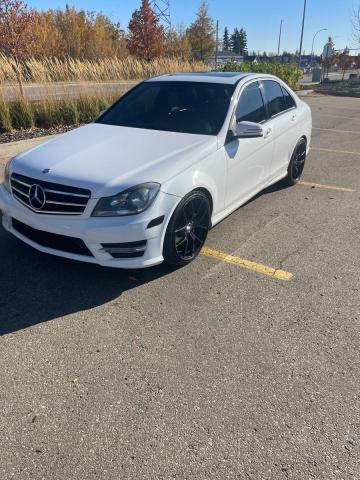 WDDGF8AB4EA900970 - 2014 MERCEDES-BENZ C 300 4MATIC WHITE photo 2