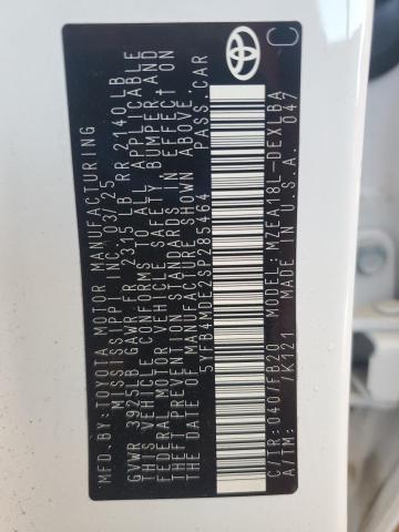 5YFB4MDE2SP285464 - 2025 TOYOTA COROLLA LE 白色 照片 13