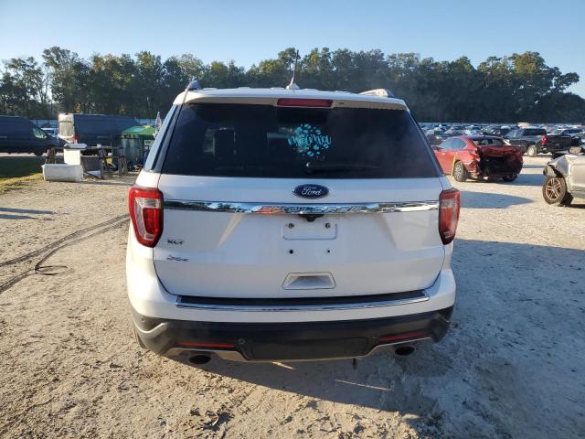 1FM5K7D86JGB27381 - 2018 FORD EXPLORER XLT WHITE photo 6
