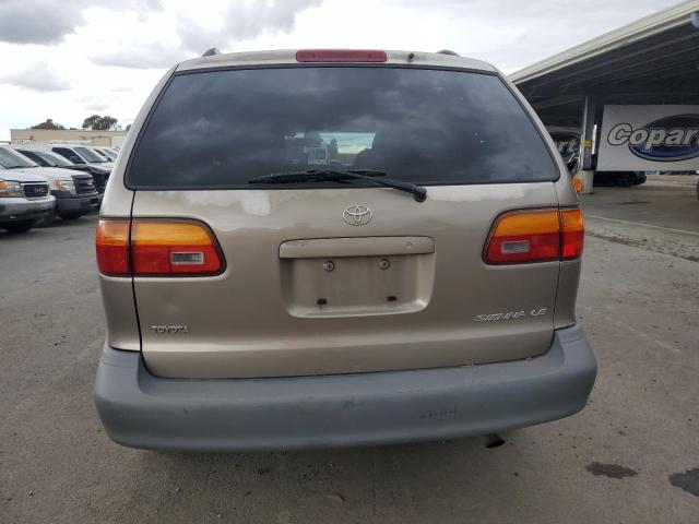 4T3ZF13C9XU139566 - 1999 TOYOTA SIENNA LE Qızıl foto 6