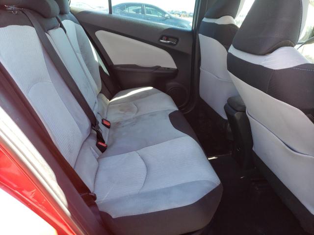 JTDKARFU2H3542330 - 2017 TOYOTA PRIUS RED photo 10