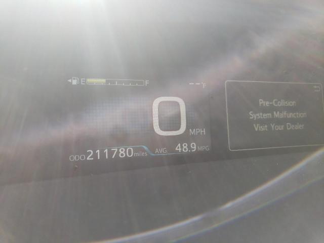 JTDKARFU2H3542330 - 2017 TOYOTA PRIUS RED photo 9