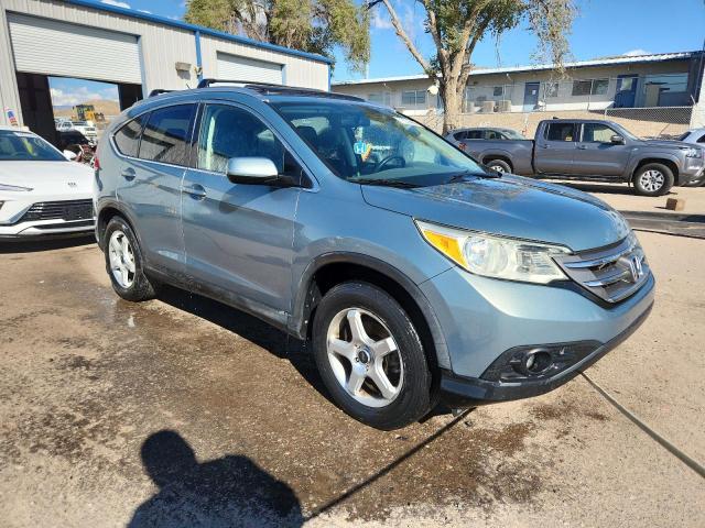 5J6RM4H78CL005674 - 2012 HONDA CR-V EXL GREEN photo 4