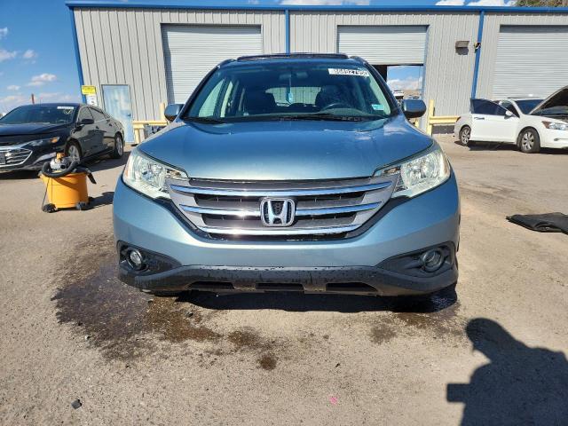 5J6RM4H78CL005674 - 2012 HONDA CR-V EXL GREEN photo 5