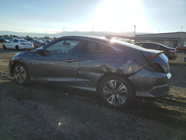 2HGFC3B70GH353455 - 2016 HONDA CIVIC EXL GRAY photo 2