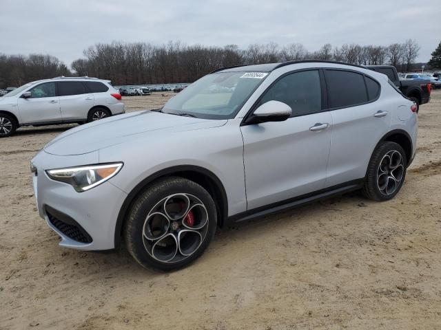ZASPAKBN5M7D14943 - 2021 ALFA ROMEO STELVIO TI ნაცრისფერი ფოტო 1