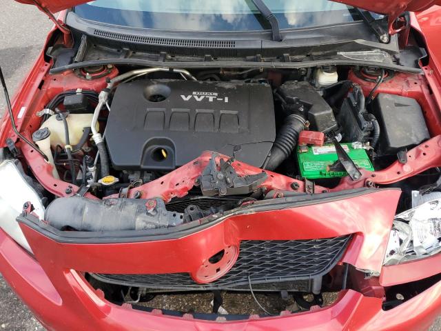 1NXBU4EE8AZ292799 - 2010 TOYOTA COROLLA BASE Qırmızı foto 11