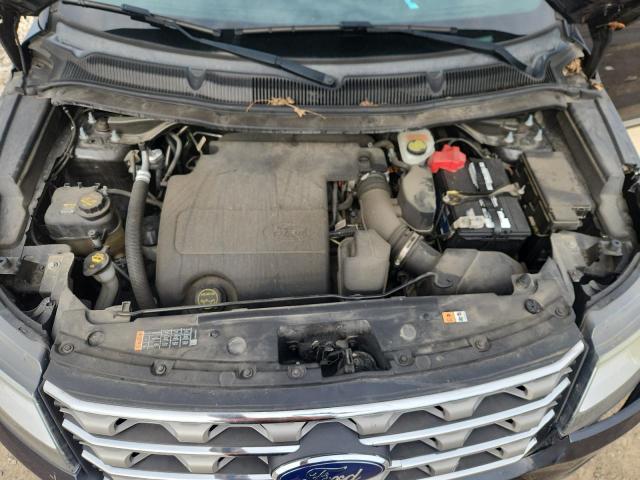 1FM5K8D84HGB03029 - 2017 FORD EXPLORER XLT Темно-сірий фото 12