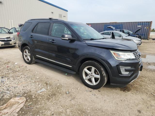 1FM5K8D84HGB03029 - 2017 FORD EXPLORER XLT Темно-сірий фото 4