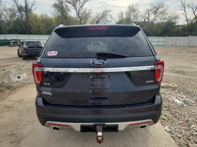 1FM5K8D84HGB03029 - 2017 FORD EXPLORER XLT Темно-сірий фото 6