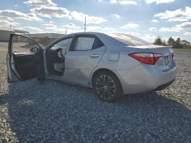 2T1BURHE3FC310840 - 2015 TOYOTA COROLLA L SILVER photo 2