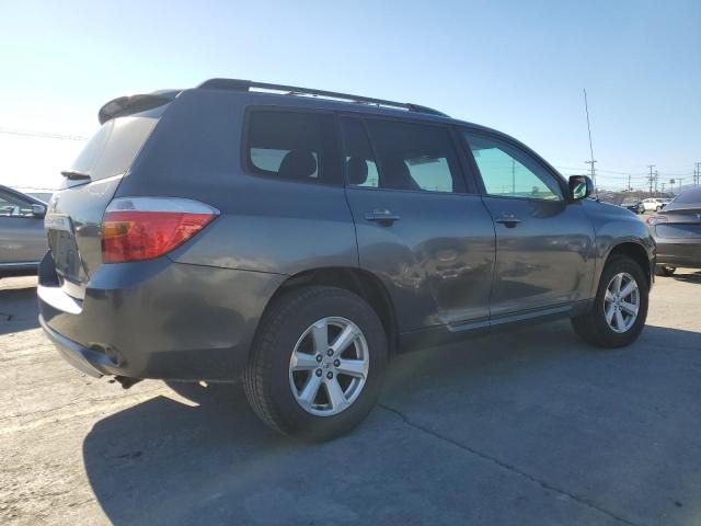 5TDZK3EH4AS017853 - 2010 TOYOTA HIGHLANDER GRAY photo 3