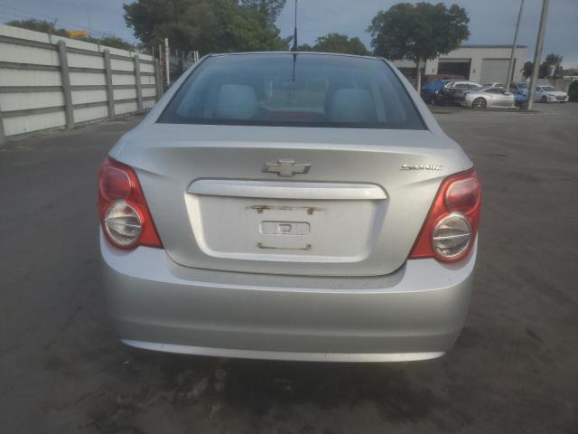 1G1JB5SHXC4120165 - 2012 CHEVROLET SONIC LS SILVER photo 6