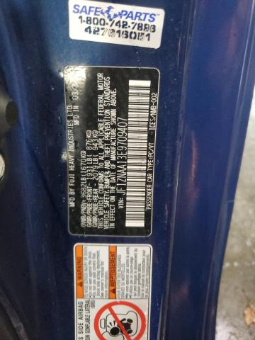 JF1ZNAA13E9709407 - 2014 TOYOTA SCION FR-S BLUE photo 12