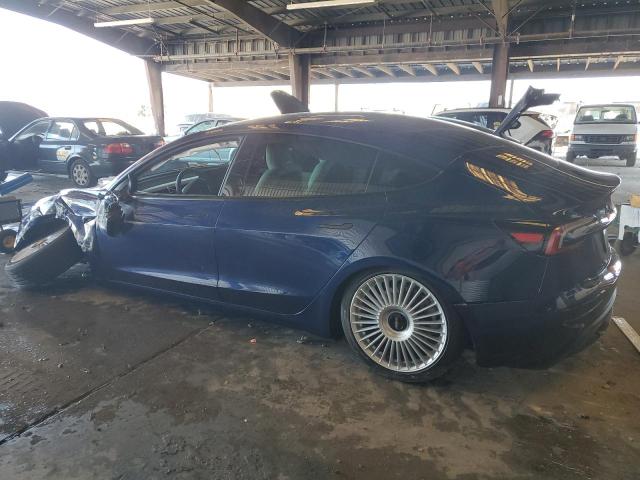 5YJ3E1EA1RF833424 - 2024 TESLA MODEL 3 Mavi foto 2