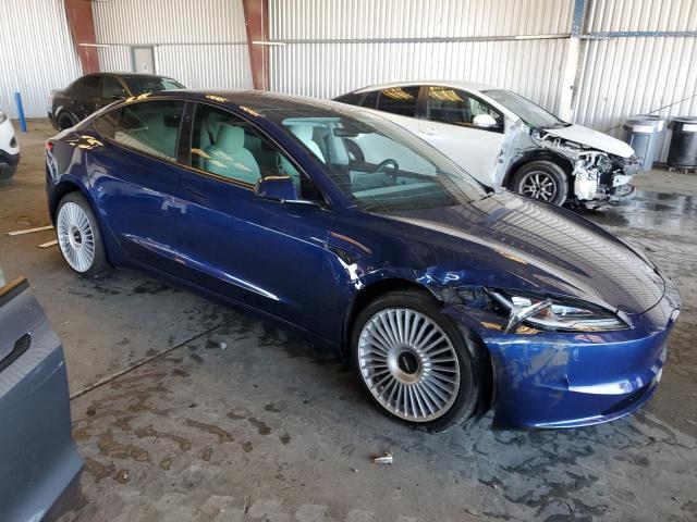5YJ3E1EA1RF833424 - 2024 TESLA MODEL 3 Mavi foto 4