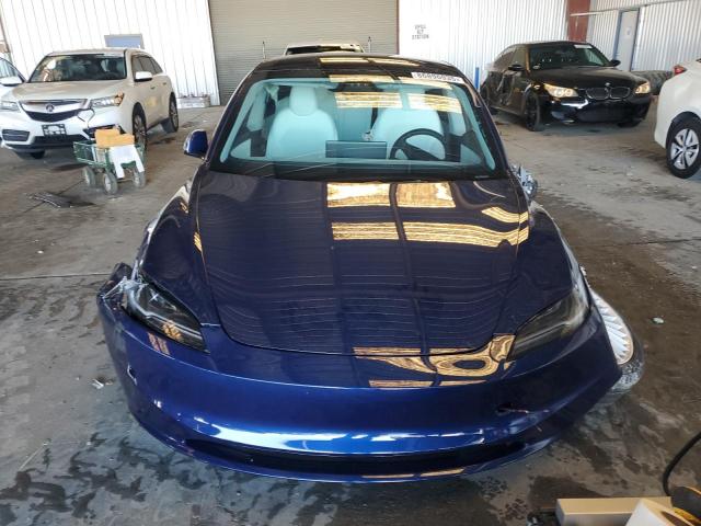 5YJ3E1EA1RF833424 - 2024 TESLA MODEL 3 Mavi foto 5