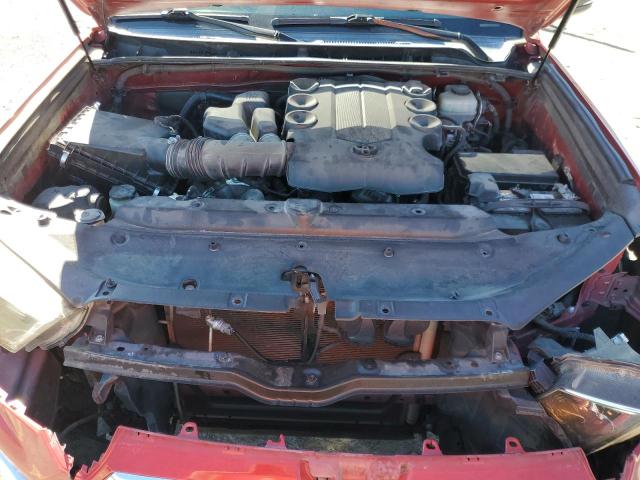 JTEBU5JRXF5241062 - 2015 TOYOTA 4RUNNER SR5/SR5 PREMIUM BURGUNDY photo 12