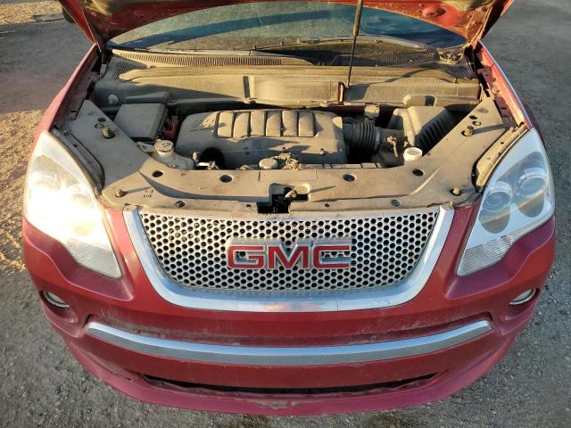 1GKKVTED0CJ202427 - 2012 GMC ACADIA DENALI RED photo 12
