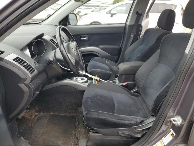 JA4AT2AW4AZ016851 - 2010 MITSUBISHI OUTLANDER ES Szary zdjęcie 7