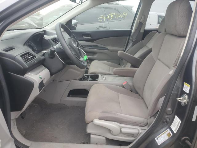 5J6RM4H5XEL063805 - 2014 HONDA CR-V EX GRAY photo 7