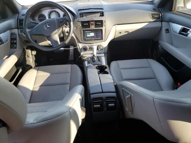 WDDGF54X28R017154 - 2008 MERCEDES-BENZ C 300 WHITE photo 8
