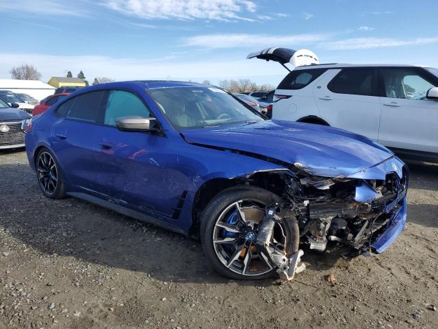 WBY33AW03RFS86842 - 2024 BMW I4 M50 BLUE photo 4