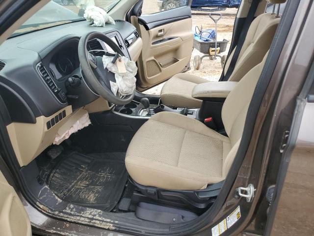 JA4AD2A37LZ039644 - 2020 MITSUBISHI OUTLANDER ES Շագանակագույն լուսանկար 7