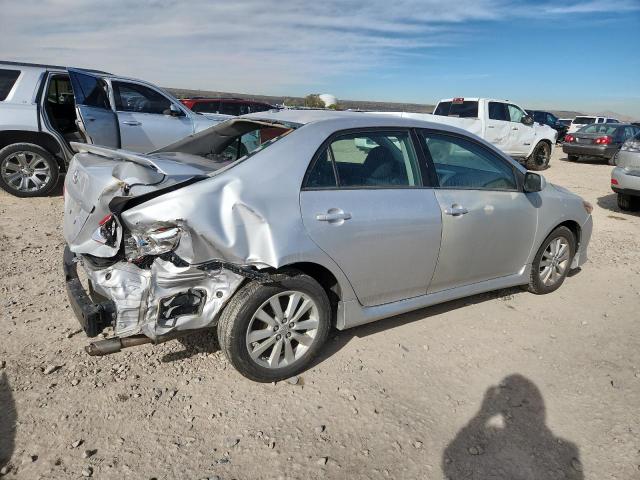 1NXBU4EE1AZ194116 - 2010 TOYOTA COROLLA BASE SILVER photo 3