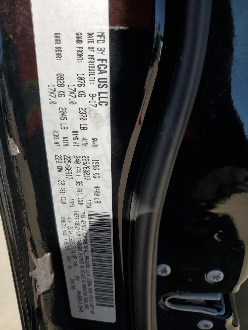 3C4NJCBB9JT124145 - 2018 JEEP COMPASS LATITUDE Noir photo 14