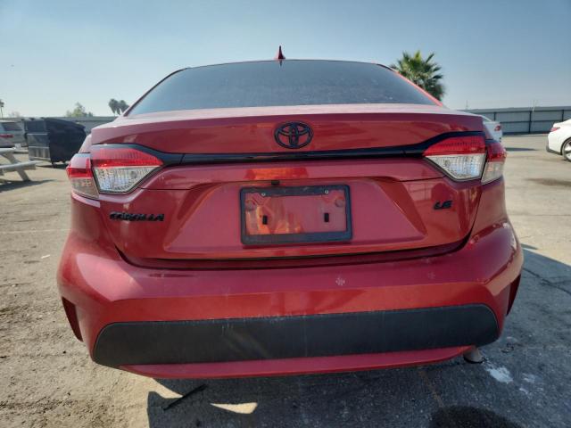 5YFEPMAE2MP199082 - 2021 TOYOTA COROLLA LE წითელი ფოტო 6