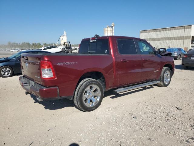 1C6SRFFT4MN621891 - 2021 RAM 1500 BIG HORN/LONE STAR BURGUNDY photo 3