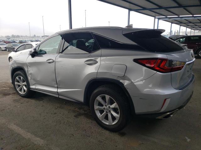 2T2BZMCA4HC133125 - 2017 LEXUS RX 350 BASE SILVER photo 2