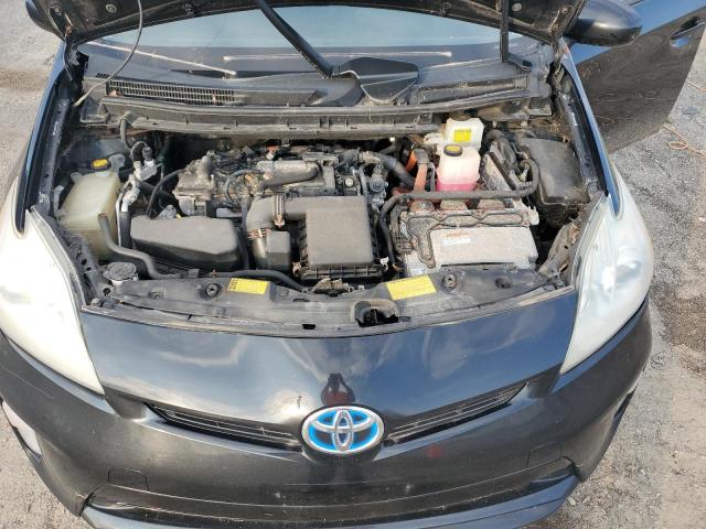 JTDKN3DU4C1536246 - 2012 TOYOTA PRIUS BLACK photo 11