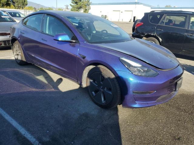 5YJ3E1EB1MF070922 - 2021 TESLA MODEL 3 ორფეროვანი ფოტო 4