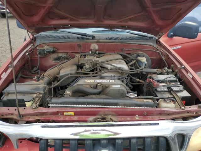 5TEGN92N92Z034020 - 2002 TOYOTA TACOMA DOUBLE CAB PRERUNNER RED photo 11