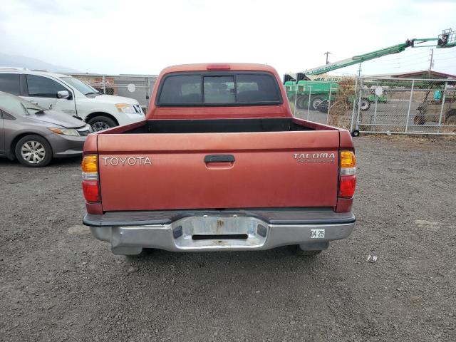 5TEGN92N92Z034020 - 2002 TOYOTA TACOMA DOUBLE CAB PRERUNNER RED photo 6