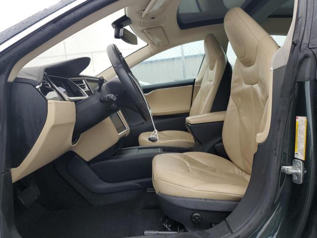 5YJSA1DN6DFP21044 - 2013 TESLA MODEL S GREEN photo 7