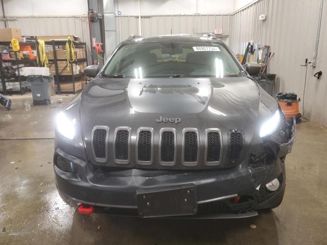 1C4PJMBS6GW153510 - 2016 JEEP CHEROKEE TRAILHAWK GRAY photo 5