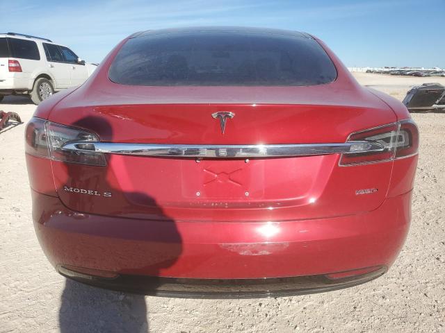 5YJSA1E2XHF205649 - 2017 TESLA MODEL S RED photo 6