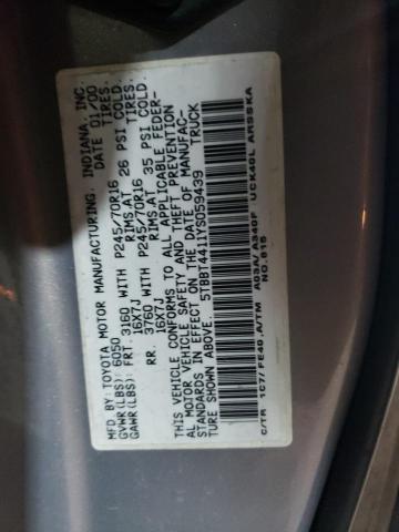 5TBBT4411YS059439 - 2000 TOYOTA TUNDRA ACCESS CAB ნაცრისფერი ფოტო 12